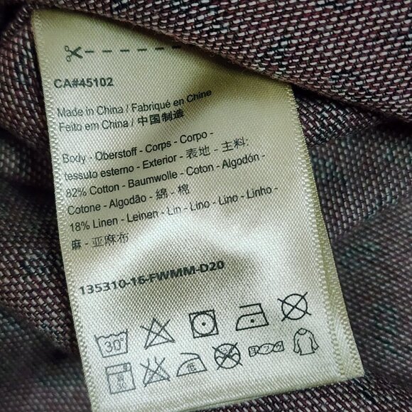 Scotch & Soda Shirt Mens Size XXL Linen Blend Button Down Top Long Sleeve - Picture 5 of 5